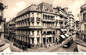 Oran - Boulevard Seguin et Barclay's Bank